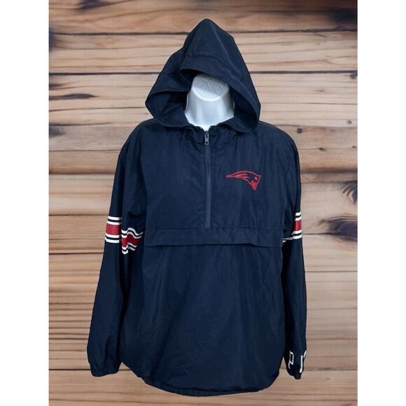 New England Patriots Victoria's Secret PINK Hoodie Sz Small Pullover Jacket Navy - Picture 1 of 11